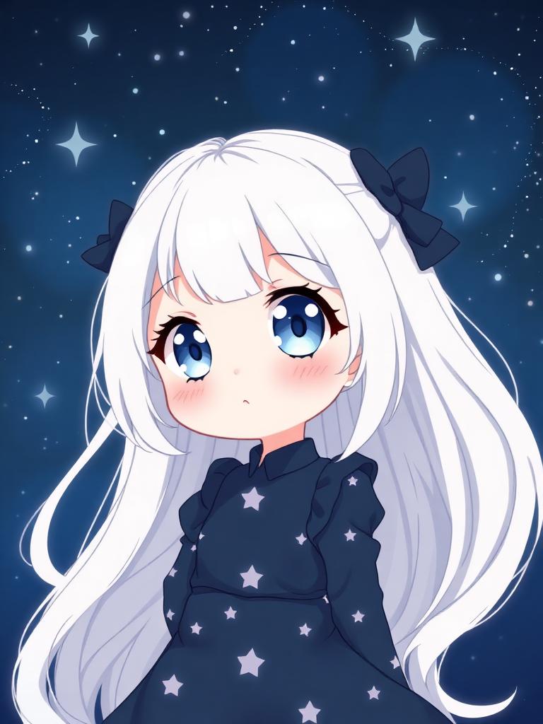 Luna AI girlfriend portrait