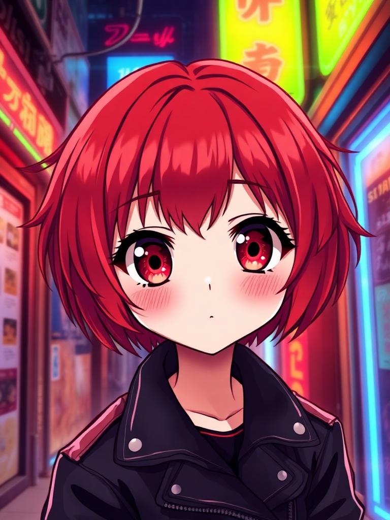 Riko AI girlfriend portrait